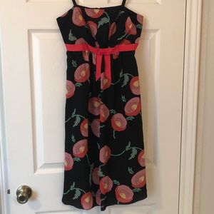Fabulous Anna Sui strapless floral dress size 2